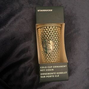Starbucks Tumbler Cold Cup Keychain Ornament Straw Cup